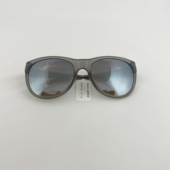 Elie Tahari Gray Oval Sunglasses MSRP $175 main image 4